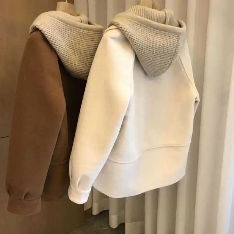 Abrigo de lana con capucha par - Wool Coat Peacoat reseña y precio