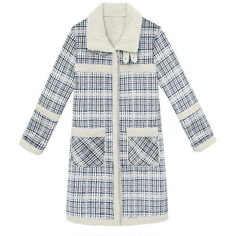 Abrigo grueso de lana de corde - Wool Coat Peacoat reseña y precio