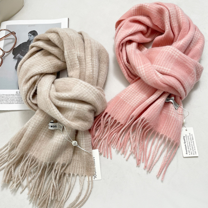 Bufanda de lana 100% pura, cál - Wool Scarf Men reseña y precio