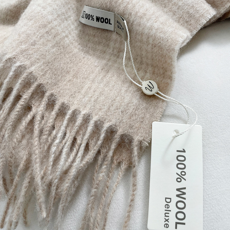 Bufanda de lana 100% pura, cál - Wool Scarf Men reseña y precio
