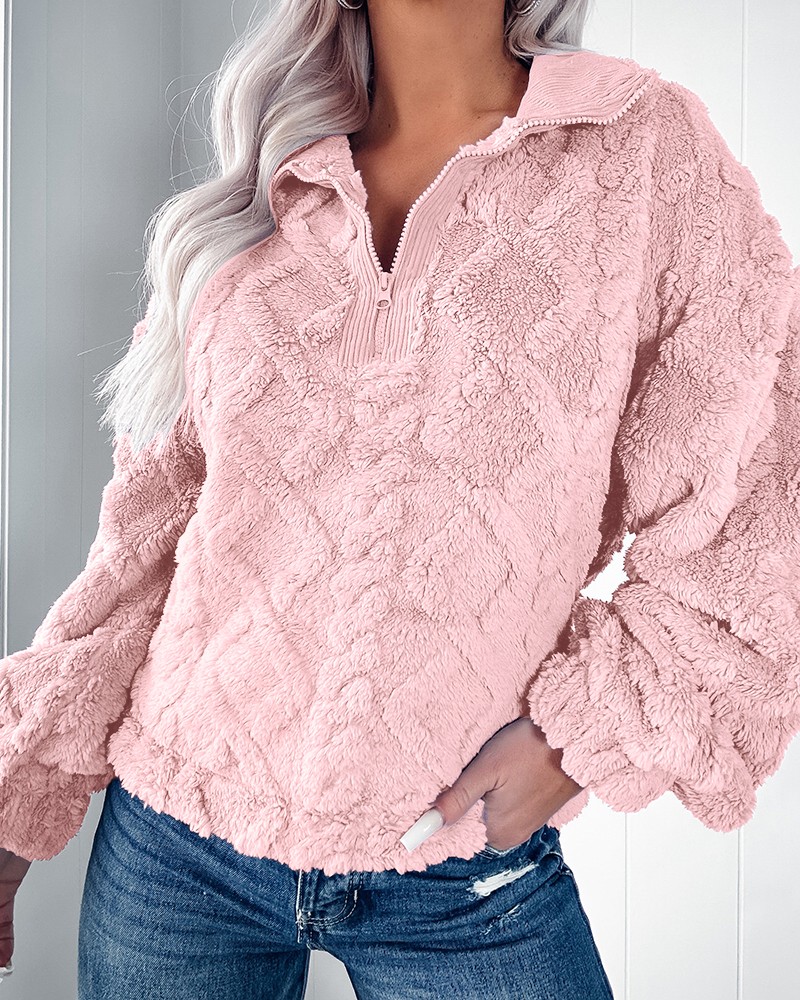 Sudadera informal holgada de m - Sherpa Hoodie Fleece reseña y precio