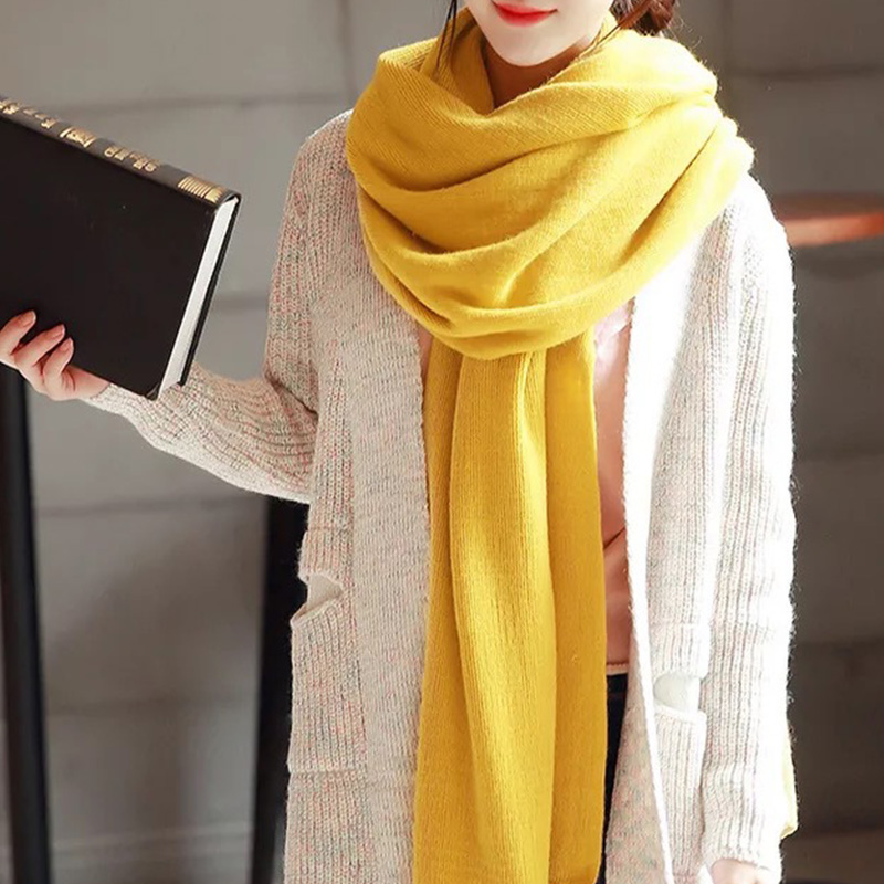Bufanda de Hilo Tejido Imitaci - Wool Scarf Men reseña y precio