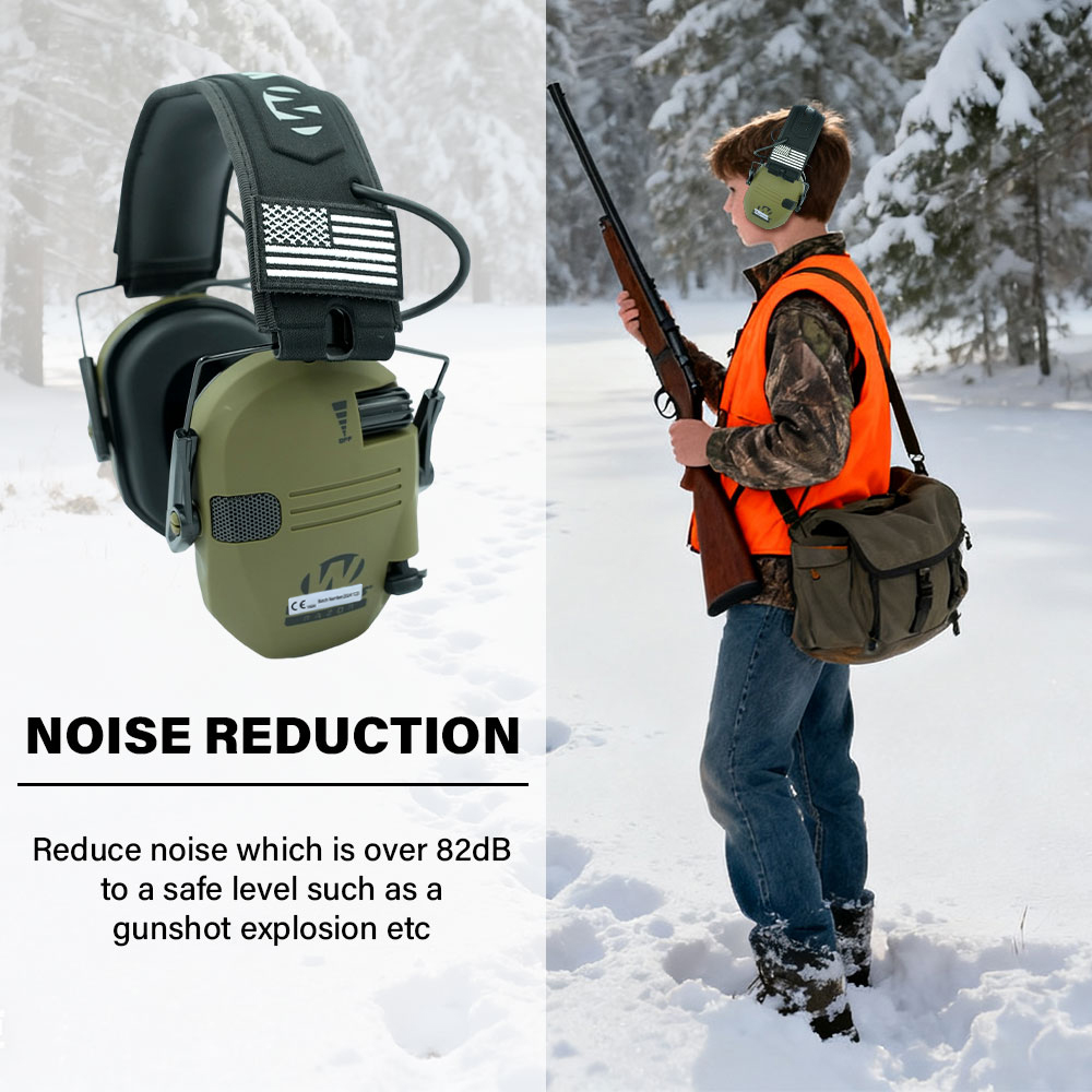 Orejeras protectoras, orejeras - Earmuffs Foldable reseña y precio