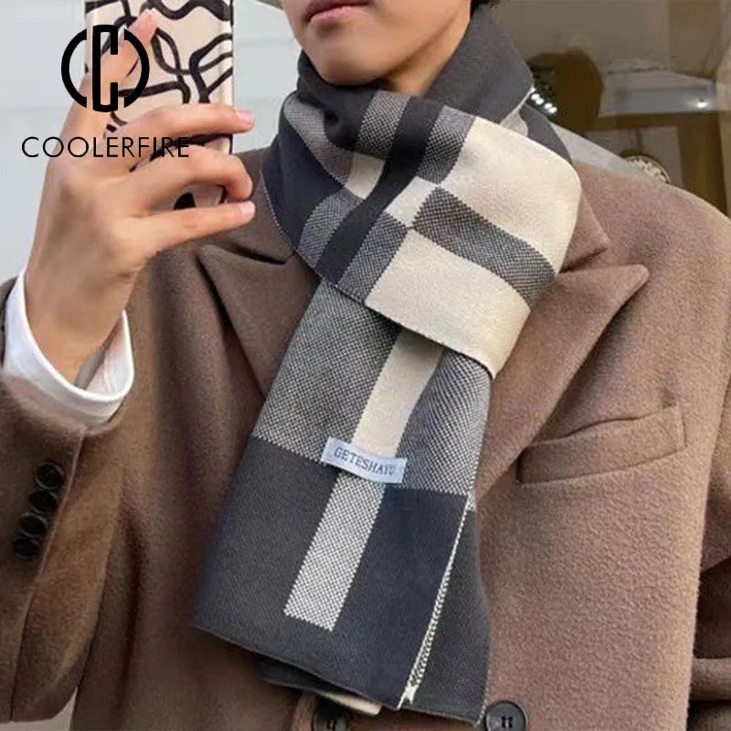 Nueva bufanda de invierno para - Wool Scarf Men reseña y precio